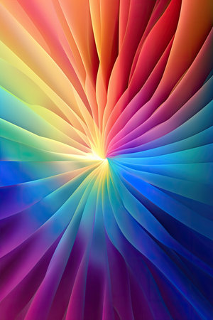 Vibrant mobile wallpaper with a cool splash pattern and gradient transitions, AI Generatedの素材