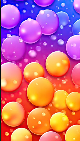 Vibrant mobile wallpaper with a cool splash pattern and gradient transitions, AI Generatedの素材