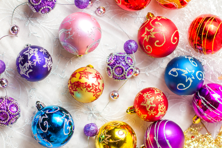 Christmas ballsの写真素材