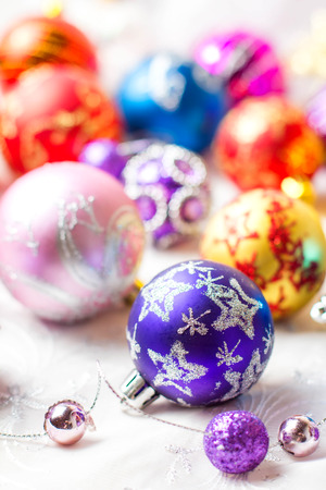 Christmas ballsの写真素材