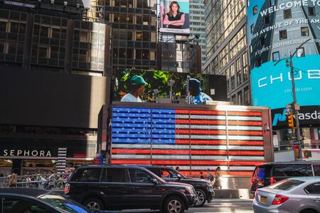 Times Square. Memorial Day 2019. New York City, May 24, 2019のeditorial素材