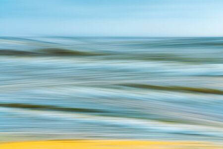 Abstract Seascape Background, Sand Beach, Summertimeの写真素材
