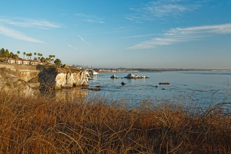 Pismo Beach Cliffs at sunset, California Coastlineの写真素材