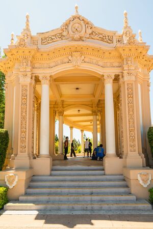 San Diego, California/USA - August 12, 2019  The Spreckels Organ Pavilion, located in the heart of Balboa Park and is the setting for a wide variety of public and civic events. Balboa Park, San Diego, CAのeditorial素材