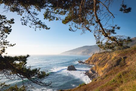 Big Sur. Monterey County, Pacific Coast, Californiaの写真素材