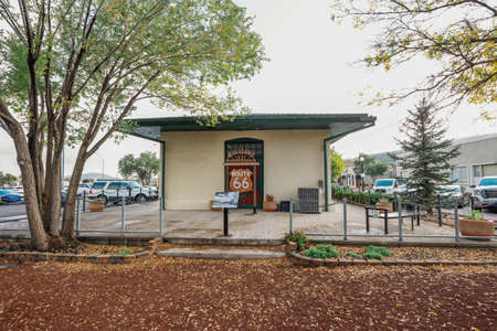 Williams, Arizona, USA - September 27, 2021 Williams, gateway to the Grand Canyon, Route 66, Arizonaのeditorial素材