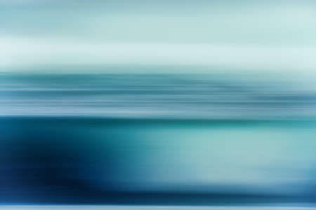 Sunset over the sea in light blue and turquoise colors, abstract seascape background, line art, soft...