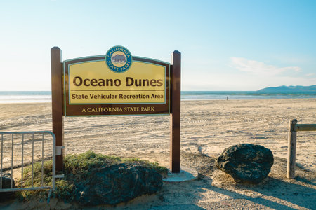 Oceano, California, USA -December 14, 2022. Oceano Dunes Vehicular Recreational Aria, California...