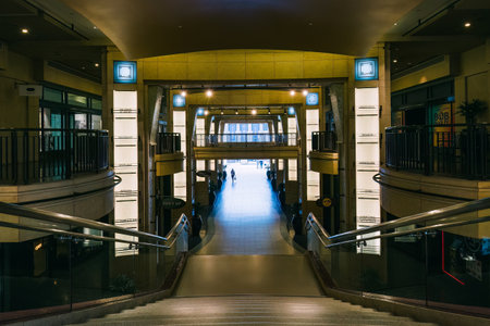 Hollywood, California, USA - April 26, 2023. The Dolby Theatre interior, the Ovation Hollywood...