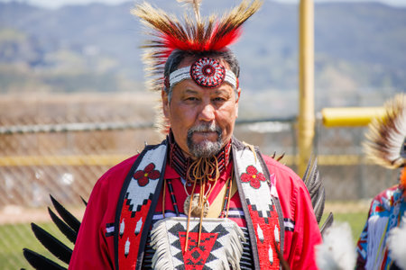 Malibu, California. April 6, 2024.  Chumash Day Pow Wow and Inter-tribal Gathering. The Malibu...
