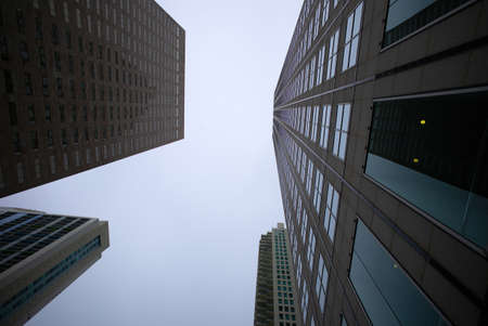Downtown of the city of Miami, USA. Skyscrapers and sky.の写真素材