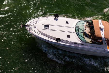 Rest on the ocean. Summer vacation. Tourism. A beautiful journey across the warm ocean.の写真素材