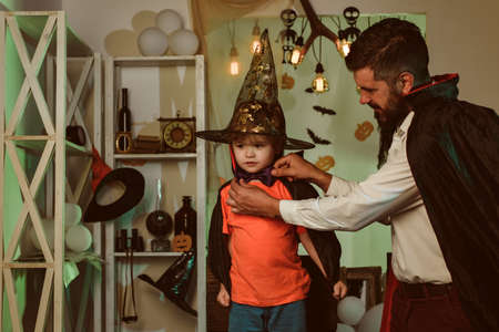 Halloween costumes for party. Costume rental. Clothing rental for events. Event business. October party. Carnival.の写真素材