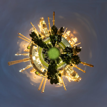 Ecology and nature. Symbol of industrial society. Factory. Industrialization, industrial production....
