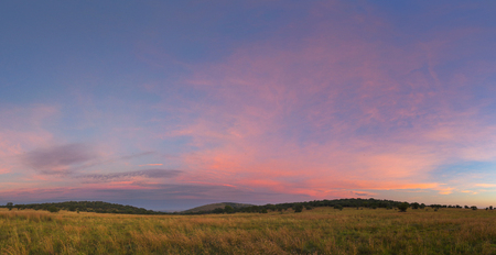 Pink Free State Skyの写真素材