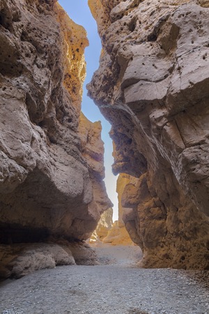 Inside Sesriem Canyonの写真素材
