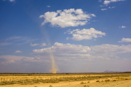 Whirlwind on the plainsの写真素材