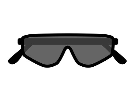 Retro Sunglasses isolated on background, round glasses, women's and men's accessory.
Optics, lens, vintage, trend. Vector illustration for optical.のイラスト素材