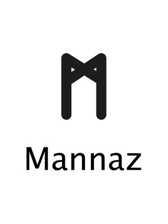 Mannaz Runes. Complete collection of Rune alphabet, futhark. Writing ancient Germans. Vector Mystical symbols. 
Esoteric, occult, magic illustration for Tattoos.のイラスト素材