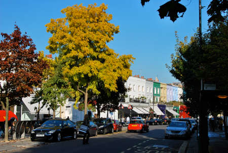 Westbourne grove notting hill in Springのeditorial素材