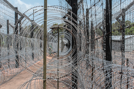 Barb wire Fence / Border - Prison Camp