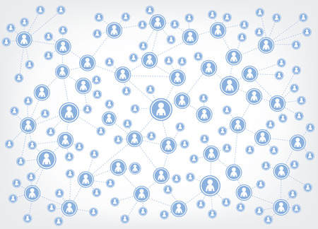 Social Media Icons illustration - Networkのイラスト素材
