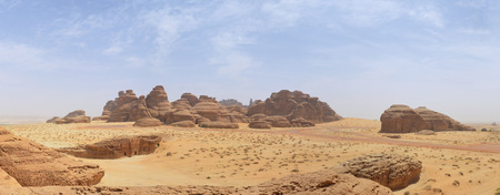 Desert landscape - mountains Saudi Arabiaの写真素材