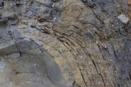onion skin weathering weathered stone rock bubbleの写真素材