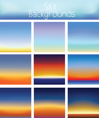 sky background - gradient color backgroundのイラスト素材