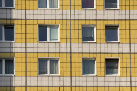 old gdr building facade - (Panel) windowのeditorial素材