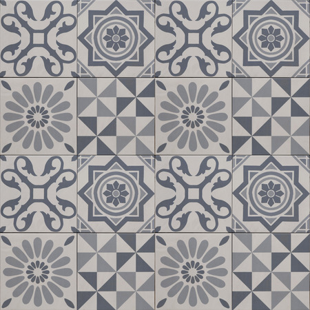 decorative tile pattern - geometric patchwork design