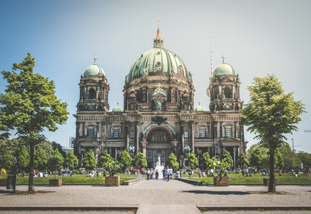 Berlin, Germany - may 19, 2017: The Berlin cathedral (Berliner Dom) in Berlin, Germany.のeditorial素材