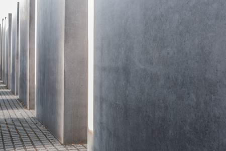Berlin, Germany - november 2018: Memorial to the murdered Jews of Europe a.k.a. Hocolcaust memorial in Berlin, Germanyのeditorial素材