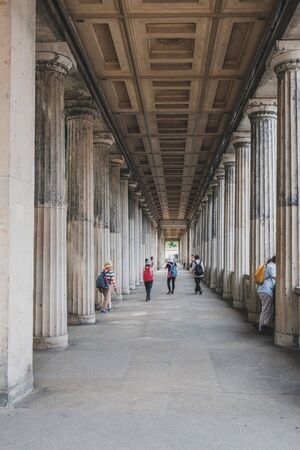 Berlin, Germany - May,  2019:  Historic architecture at the Museum Island in Berlin, Mitteのeditorial素材
