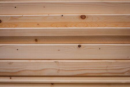 wooden planks closeup, construction wood -の写真素材