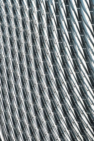 glass facade detail of modern office building - architecture background -の写真素材