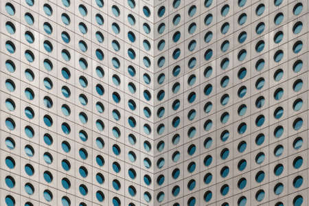 building facade detail of corporate real estate - abstract architecture backgroundの写真素材