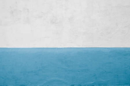 blue, white wall background, concrete textureの写真素材