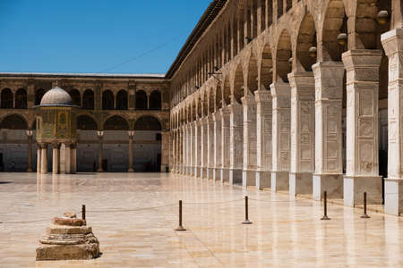 Damascus, Syria -May, 2022: The Umayyad Mosque, also known as the Great Mosque of Damascusのeditorial素材