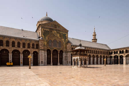 Damascus, Syria -May, 2022: The Umayyad Mosque, also known as the Great Mosque of Damascusのeditorial素材