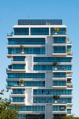 Berlin, Germany -June, 2022: Residential apartment building (Living Levels) in Berlin,...