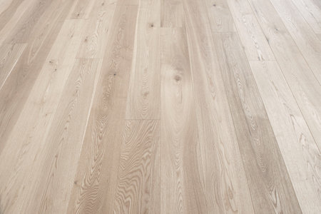 bleached, white parquet floor, bright wooden floorの写真素材