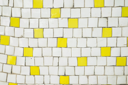 Porcelain pieces mosaic backgroundの写真素材