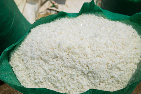 Sea salt produced on farm in Asia