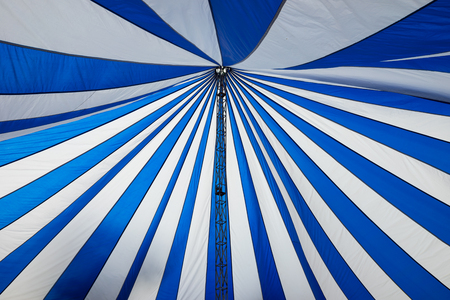 Structure of big white canvas roof tentsの写真素材
