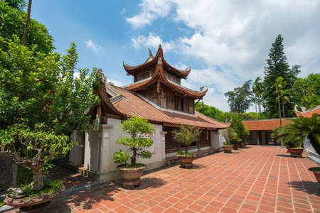 But Thap pagoda, the old temple found in 1037 in Thuan Thanh, Bac Ninh, Vietnam.の写真素材