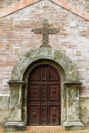 Old monumental churchの写真素材