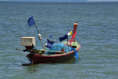 Fishing boats in Thailandの写真素材