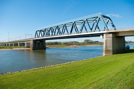 railway bridge acoss dutch river 