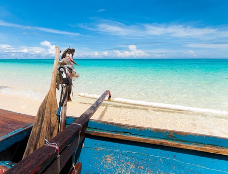 catch of the day on a traditional fishing boat in the Philippinesの写真素材